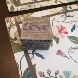 1 Corinthians 13:4-7 Keepsake Box